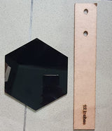 Acrylic Hexagon wall decor(Black) - Wall Decoration